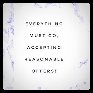 Accepting reasonable offers. discounts on bundles